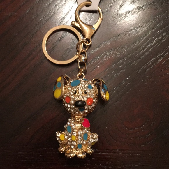 Crystal Dog Keychain - Picture 5 of 6